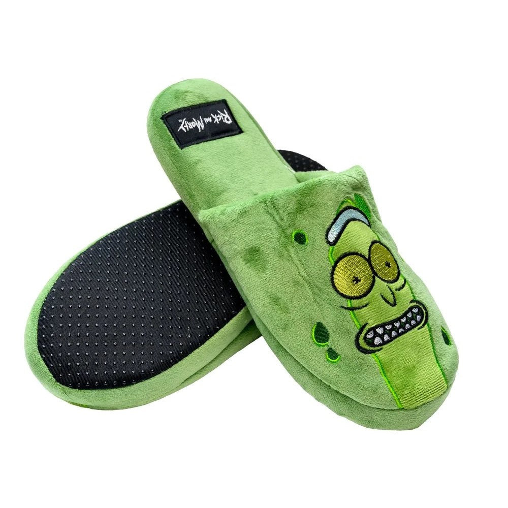 Rick And Morty: Pickle Rick Mens Mule Slippers (Size Large UK 8+/EU42+)
