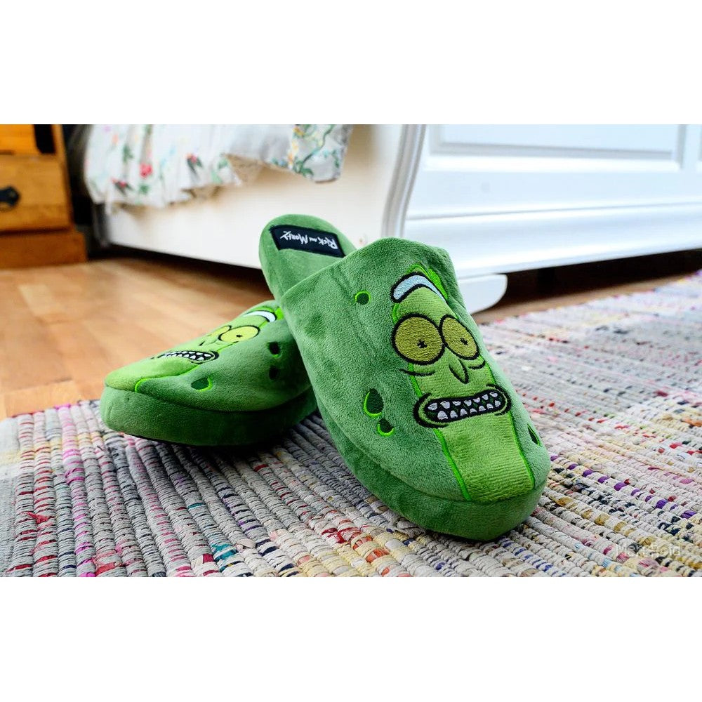Rick And Morty: Pickle Rick Mens Mule Slippers (Size Large UK 8+/EU42+)