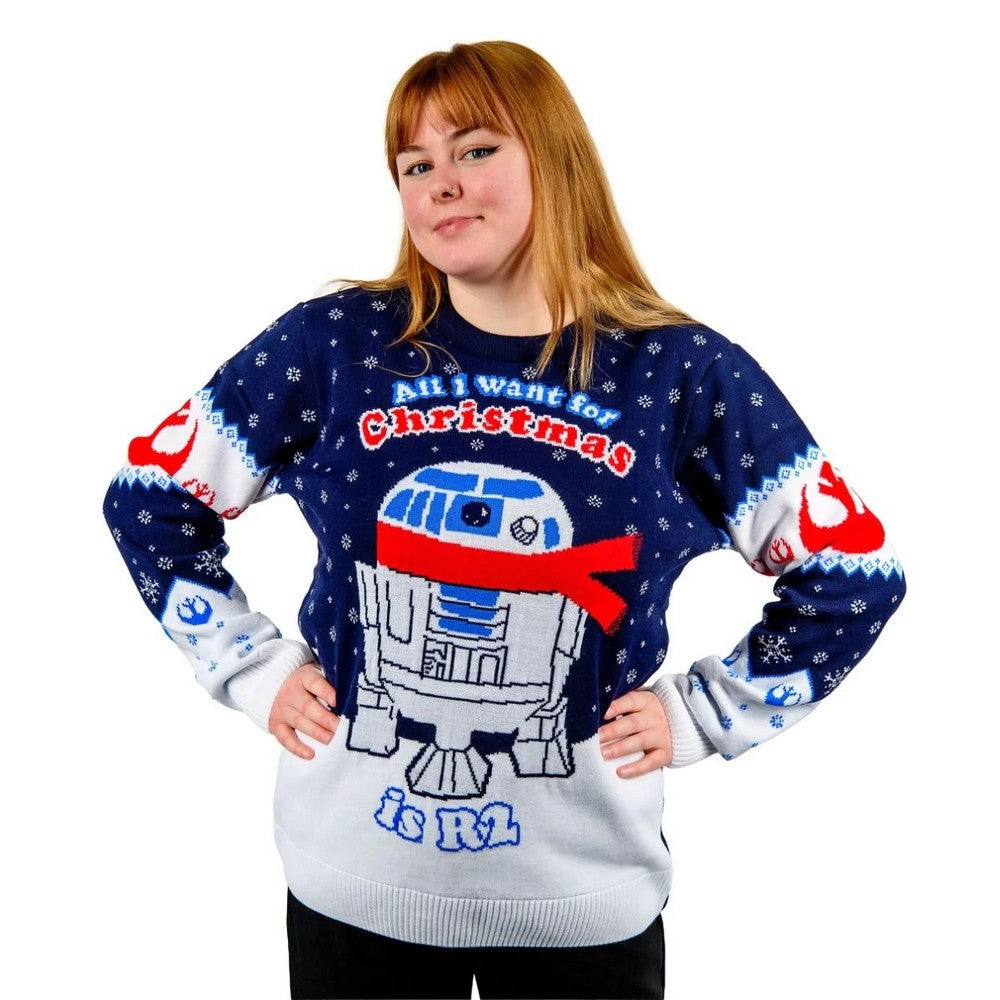 Star Wars: R2-D2 Christmas Jumper (Size XXXXL)