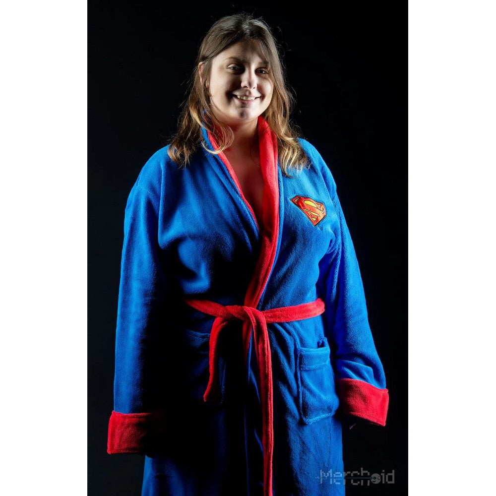 Superman: Adult Fleece Hoodless Robe