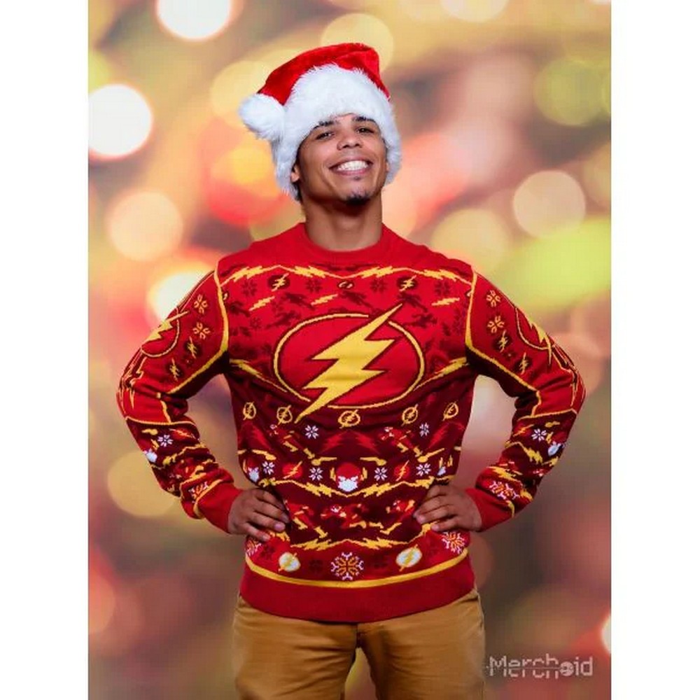 The Flash Christmas Jumper (Size L)