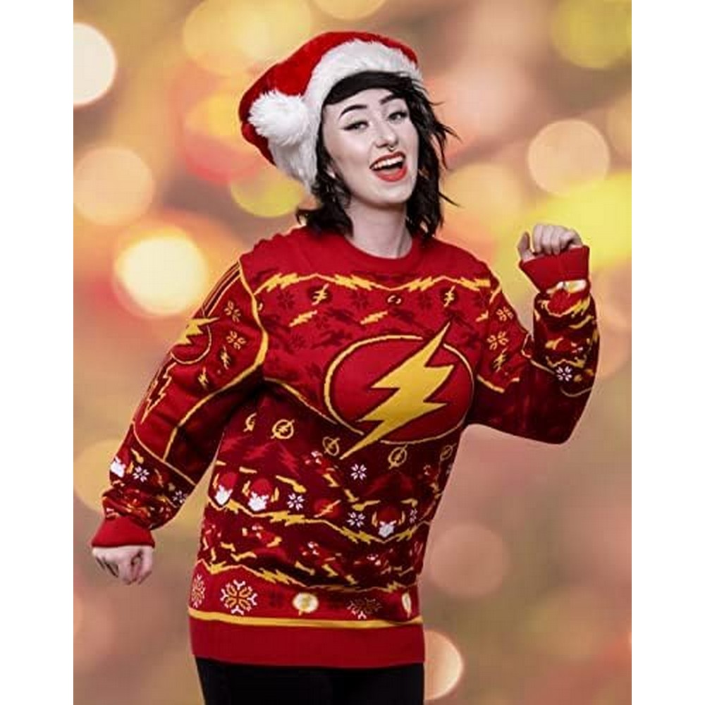 The Flash Christmas Jumper (Size XL)