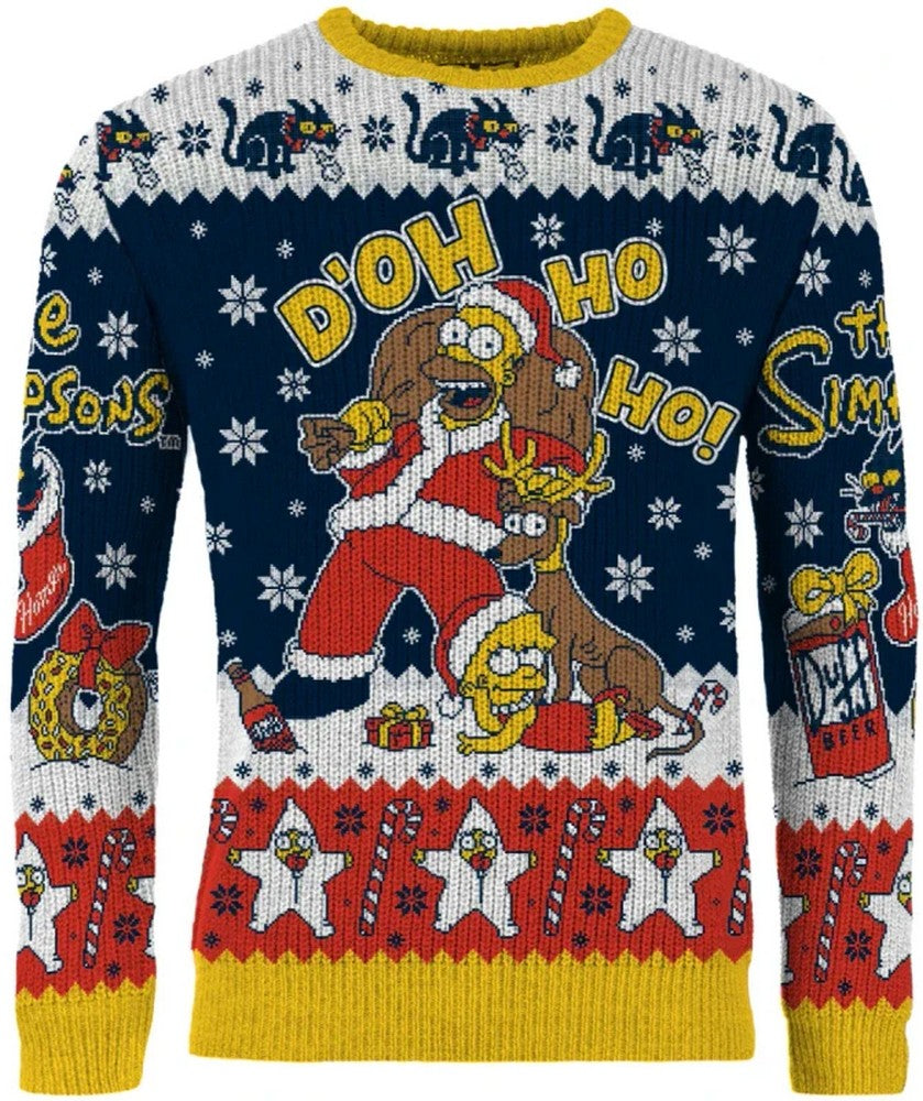 The Simpsons: Christmas Jumper (Size: M)