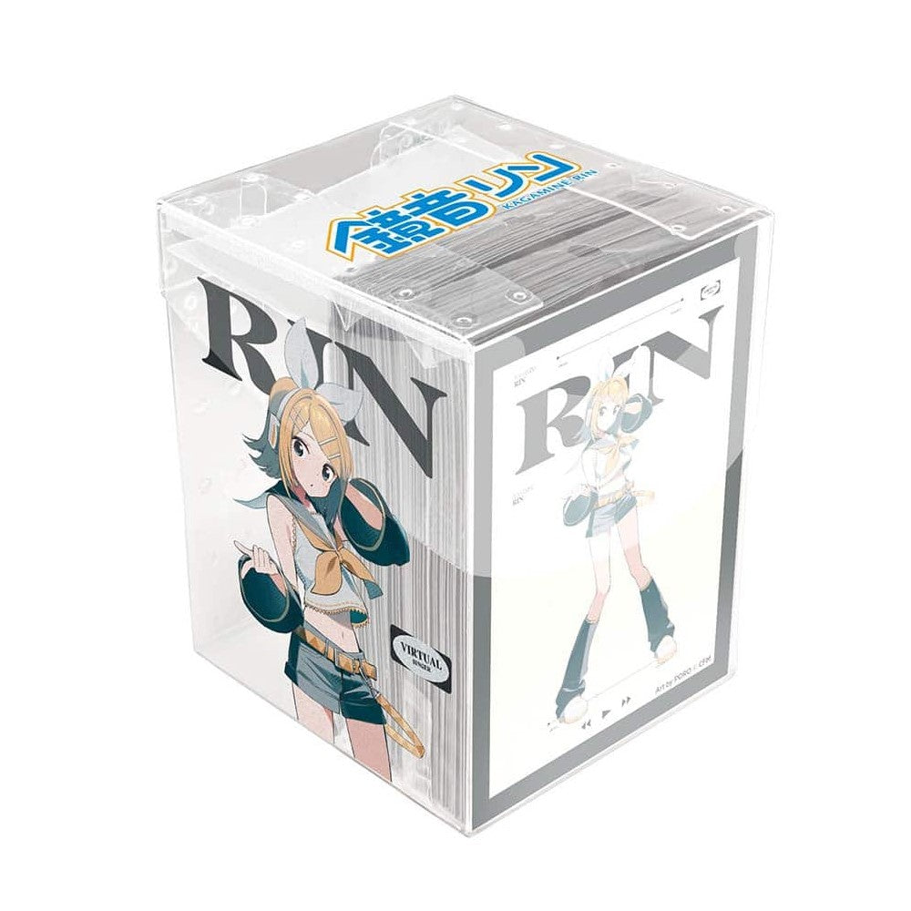 Ultra Pro: UP16831 Hatsune Miku - Retro Soundscapes: Rin 100ct DECK PROTECTOR Sleeves Clear Box