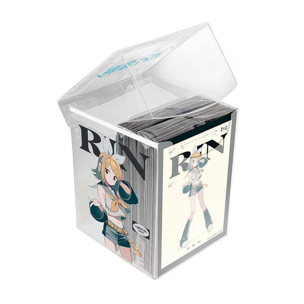 Ultra Pro: UP16831 Hatsune Miku - Retro Soundscapes: Rin 100ct DECK PROTECTOR Sleeves Clear Box