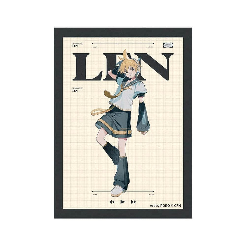 Ultra Pro: UP16832 Hatsune Miku - Retro Soundscapes: Len 100ct DECK PROTECTOR Sleeves Clear Box