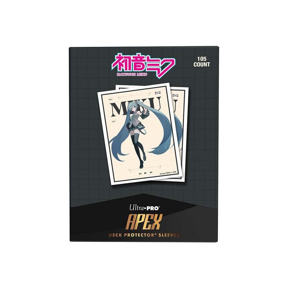 Ultra Pro: UP16833 Hatsune Miku - Retro Soundscapes: Hatsune Miku 105ct APEX DECK PROTECTOR