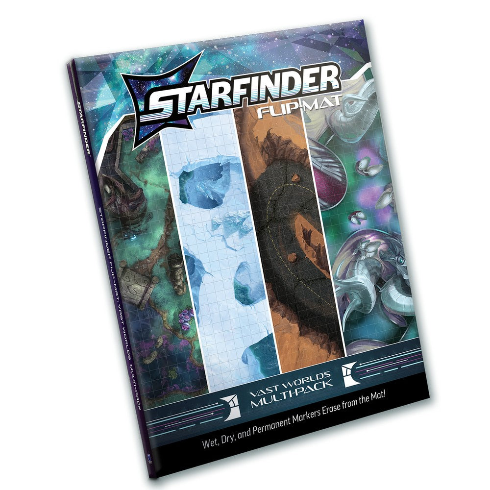 Starfinder 2nd Edition: Starfinder Flip-Mat: Vast Worlds Multi-Pack