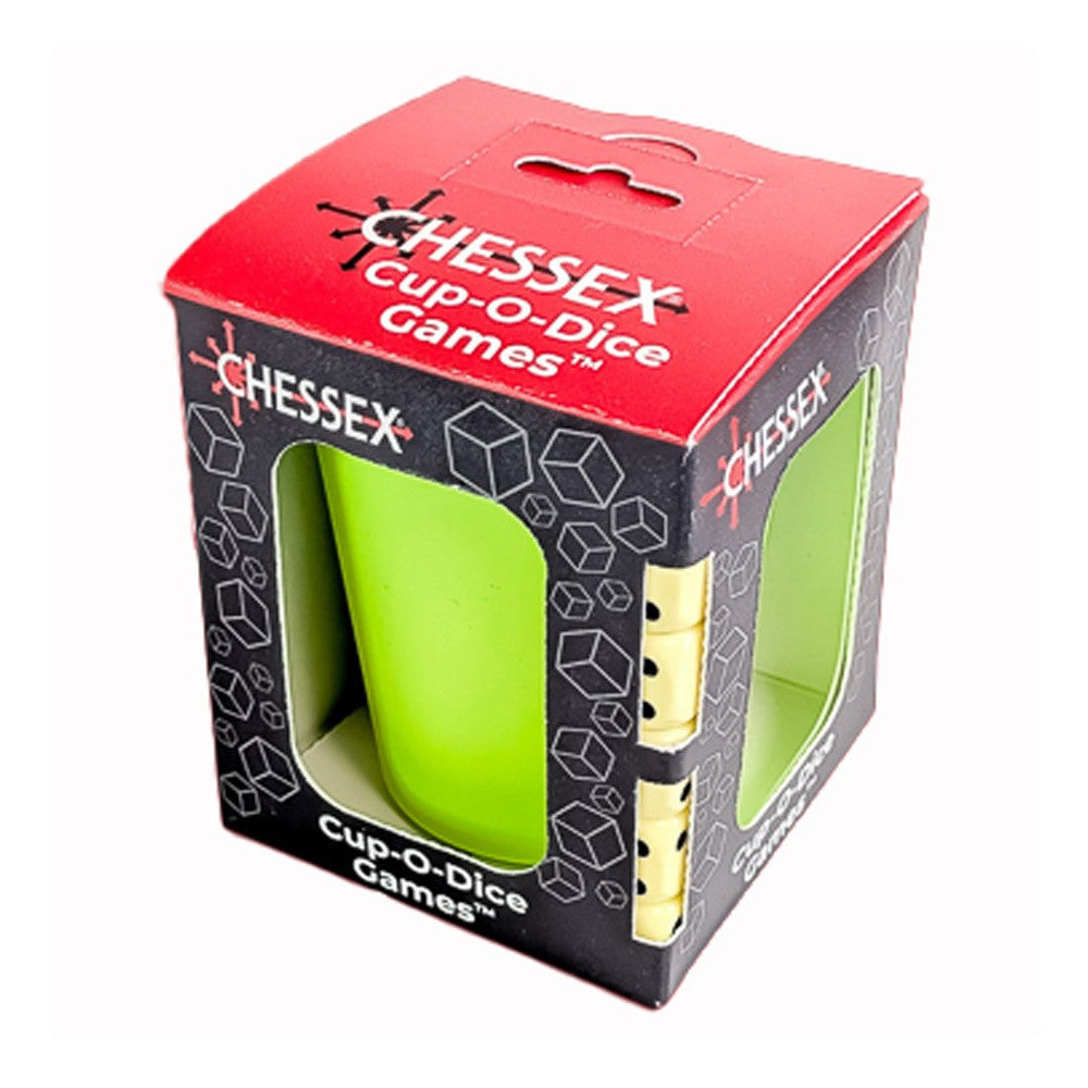 CHX 89125 Cup-O-Dice Games Neon Green