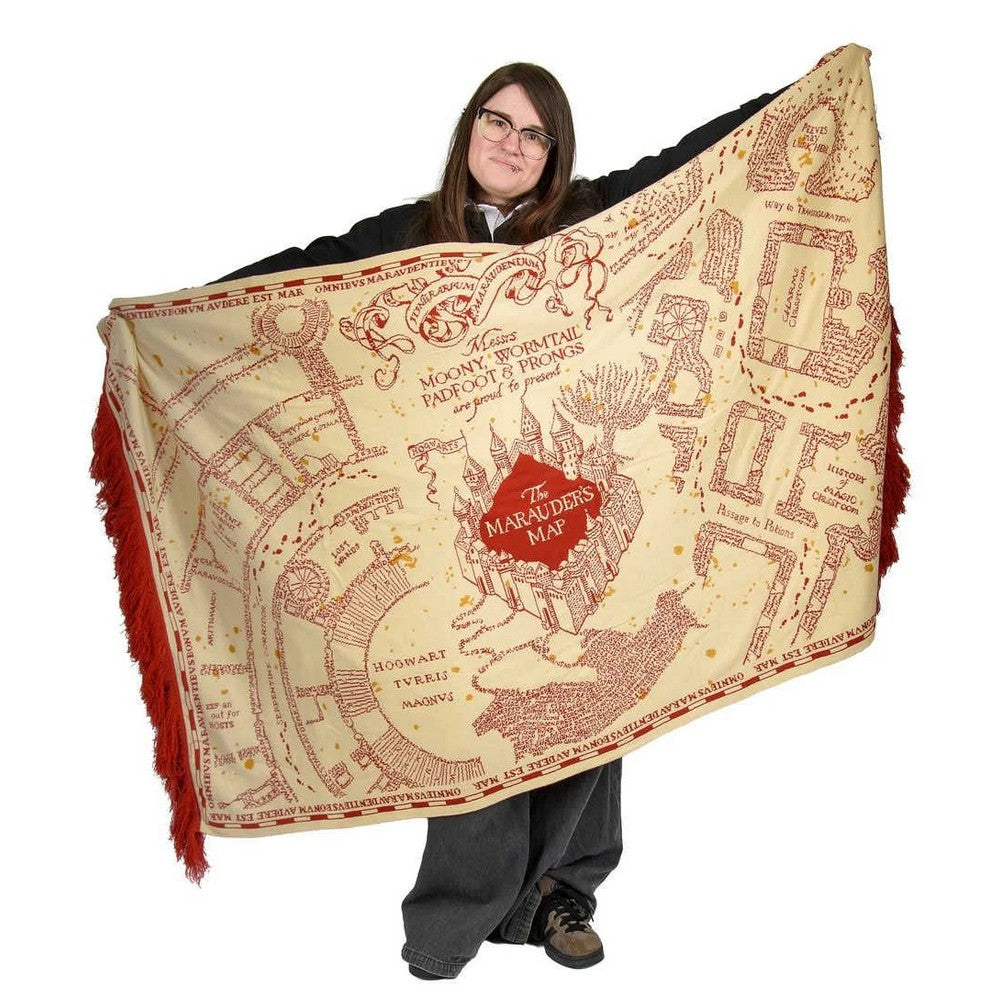 Harry Potter: Marauder's Map knitted Blanket