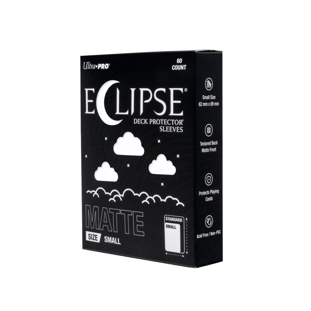 Ultra Pro: UP16691 ECLIPSE Matte Small DECK PROTECTOR Sleeves: Arctic White - 60ct