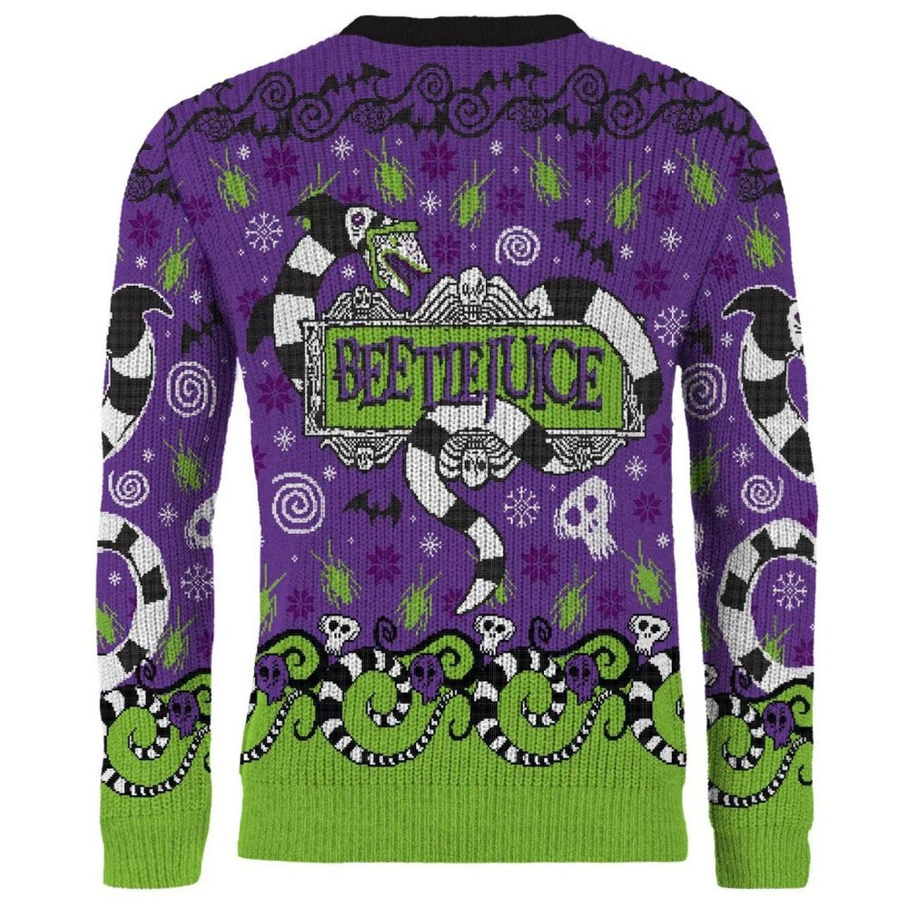 Beetlejuice: Christmas Jumper (Size: Large)