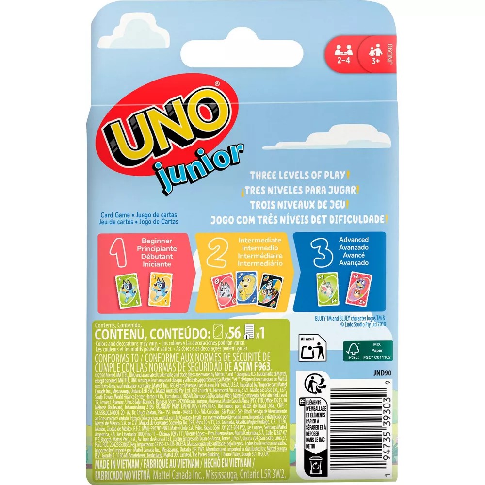 UNO Junior Bluey