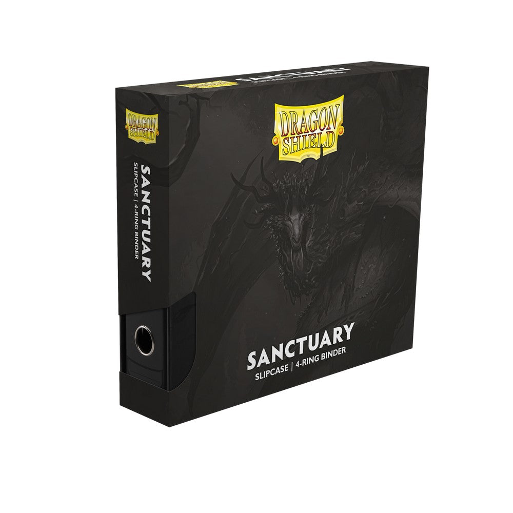 Dragon Shield: Sanctuary Slipcase Binder – 4-Ring: Black