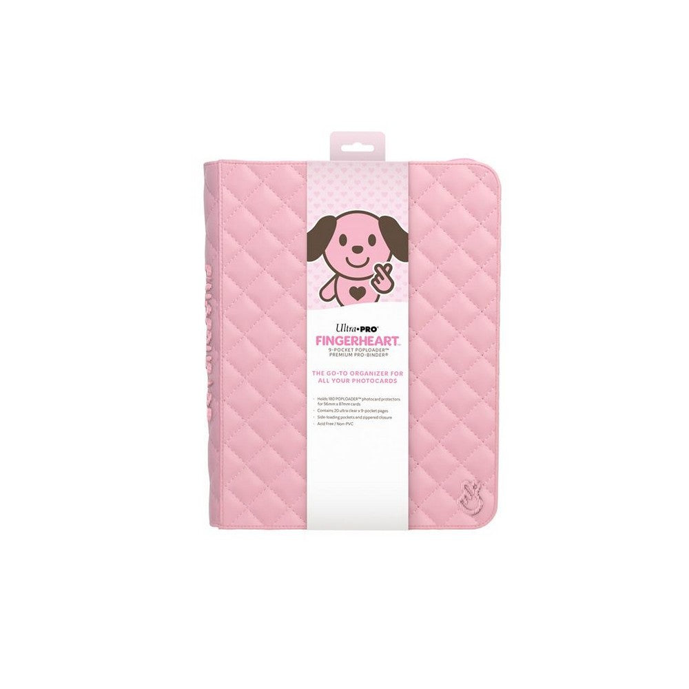 Ultra Pro: UP16800 FINGERHEART Blush 9-Pocket POPLOADER Premium PRO-BINDER