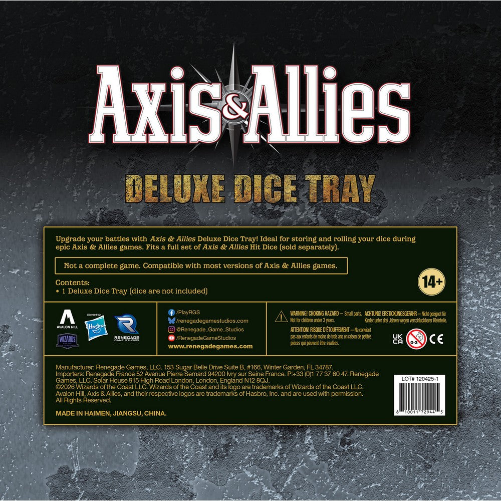 Axis & Allies - Deluxe Dice Tray
