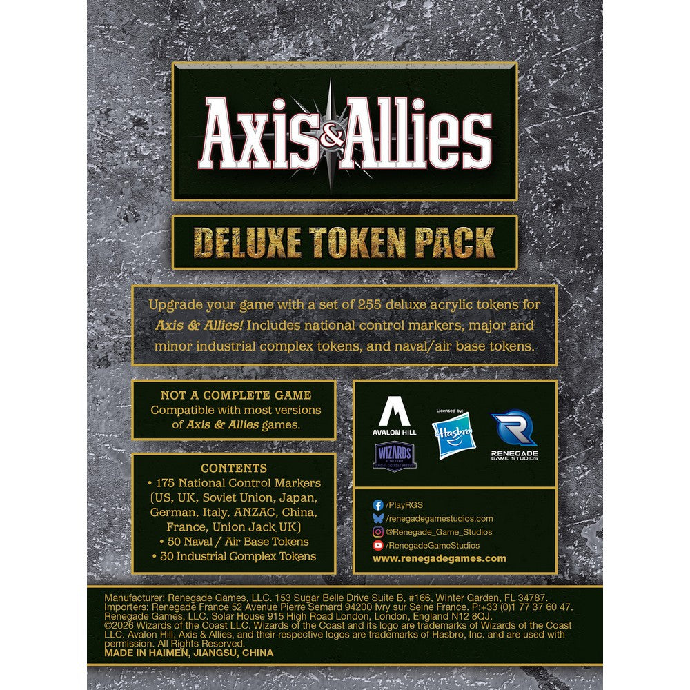 Axis & Allies - Deluxe Token Pack set