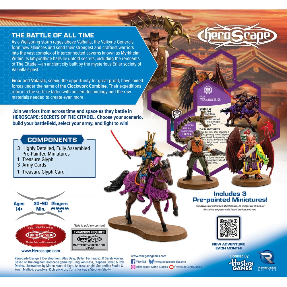 Heroscape - Crooked Crew of the Clockwork Combine Army Expansion Premium Painted Edition