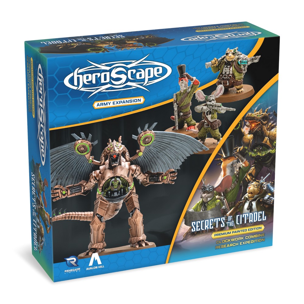 Heroscape - Clockwork Combine Research Expedition Army Expansion Premium Painted Edition