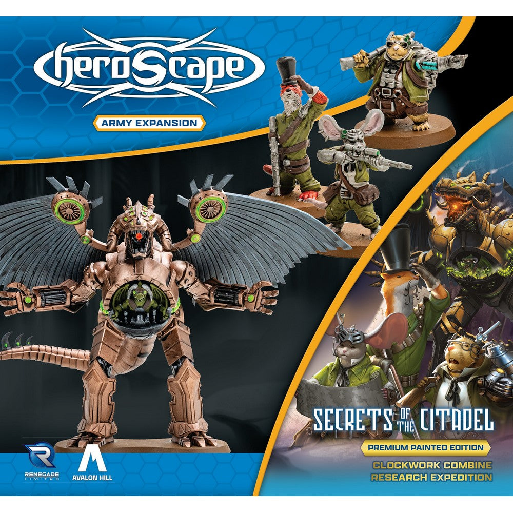 Heroscape - Clockwork Combine Research Expedition Army Expansion Premium Painted Edition
