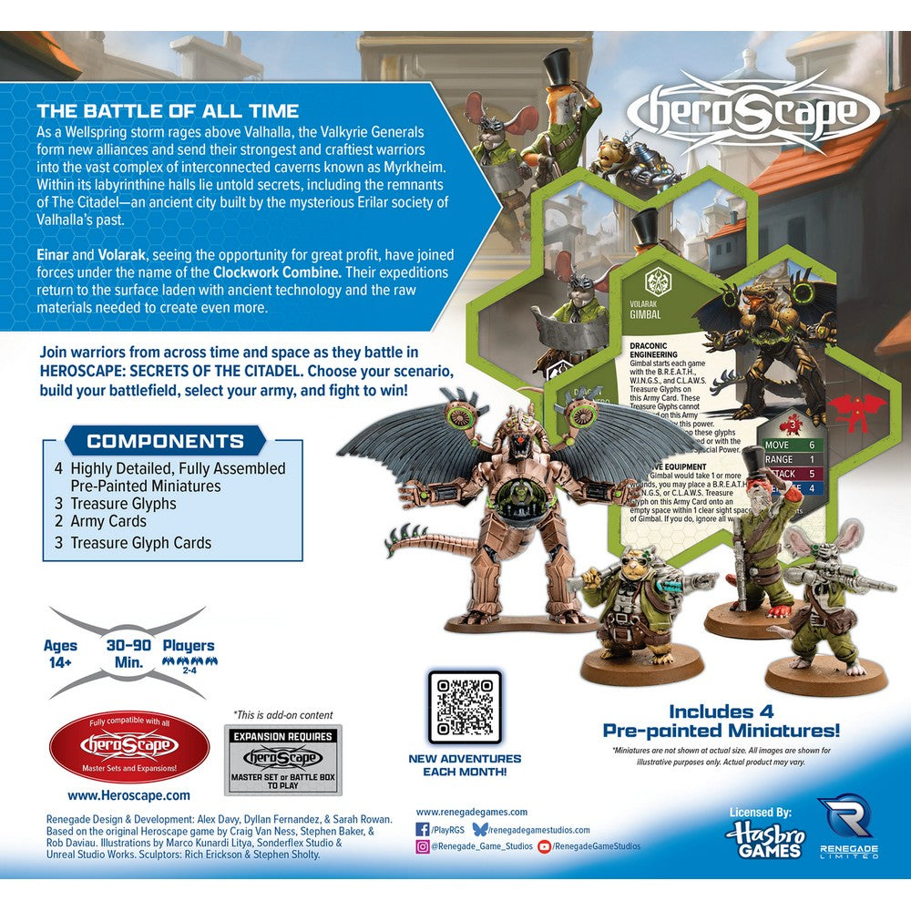 Heroscape - Clockwork Combine Research Expedition Army Expansion Premium Painted Edition