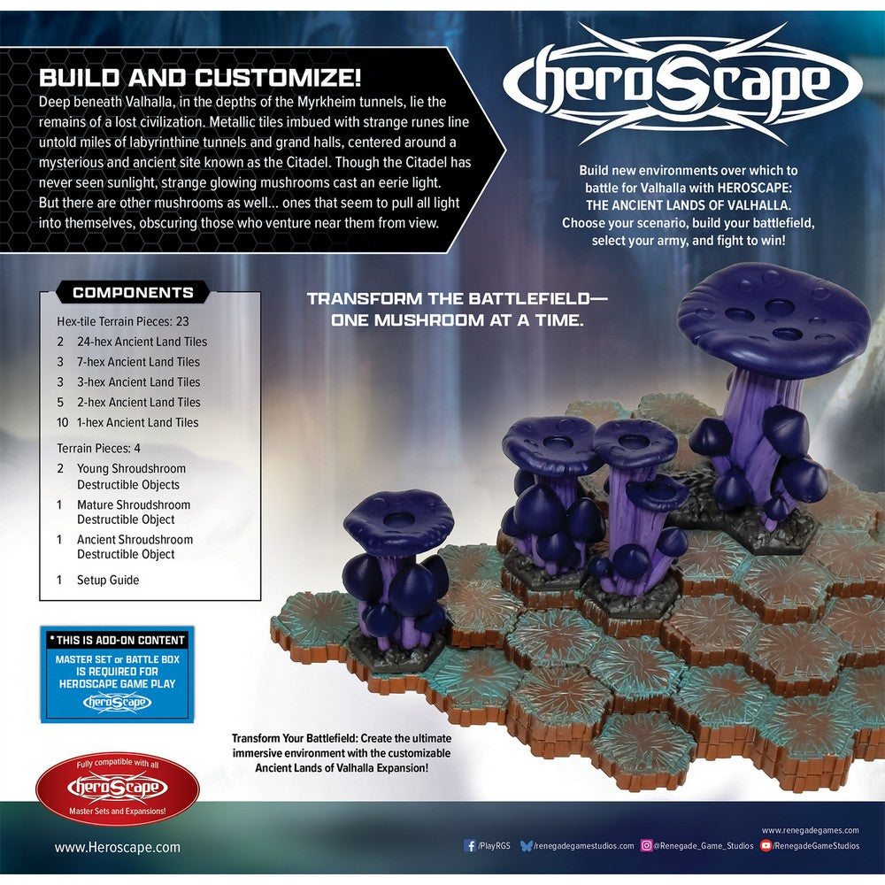 Heroscape - The Ancient Lands of Valhalla Terrain Expansion