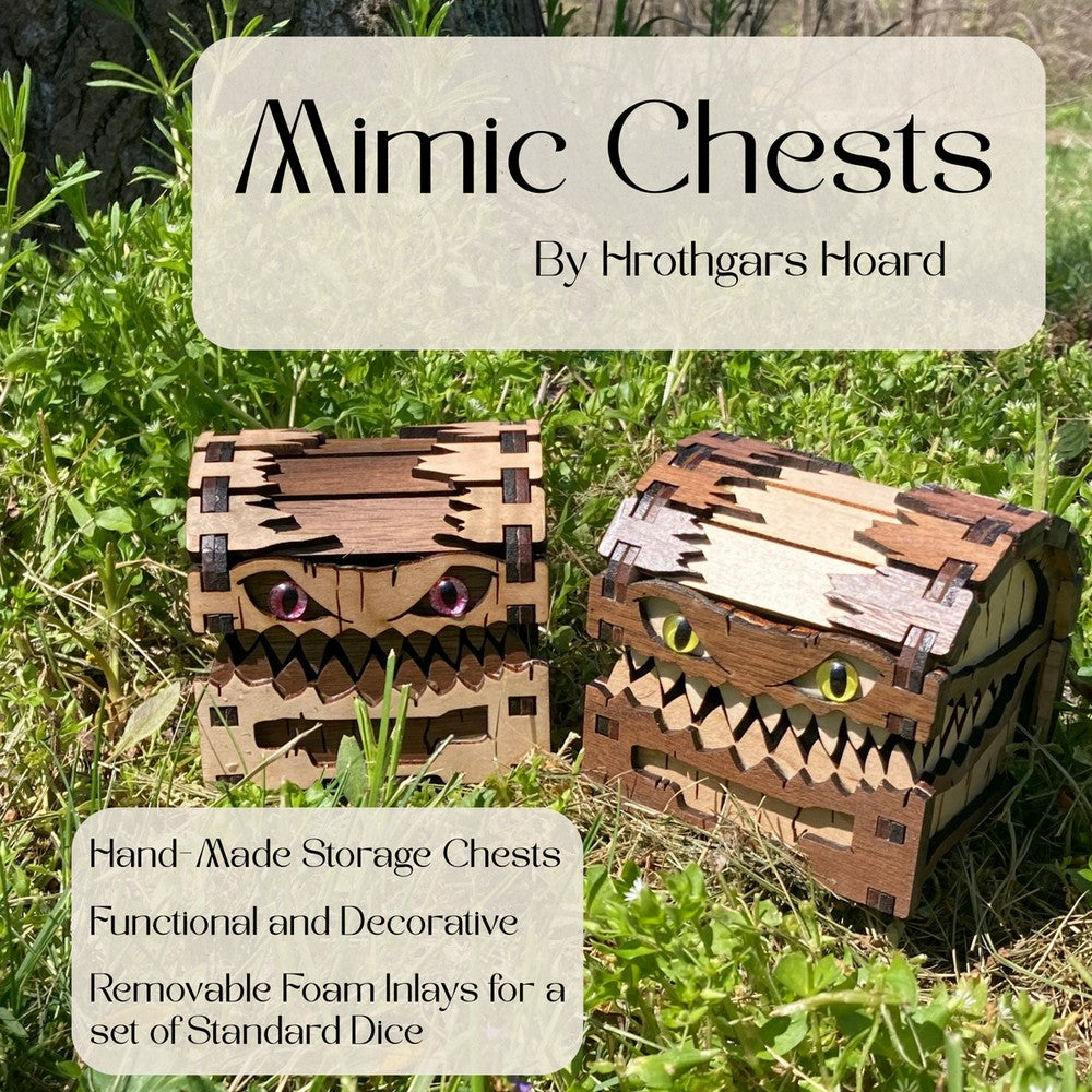 U2 Mimic Dice Chest - Walnut