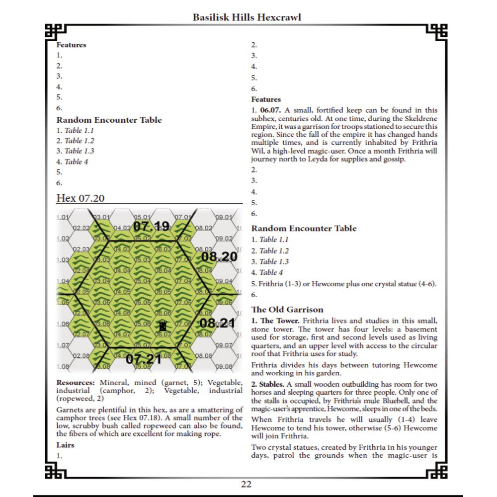 U2 Basilisk Hills Ultimate Hexcrawl