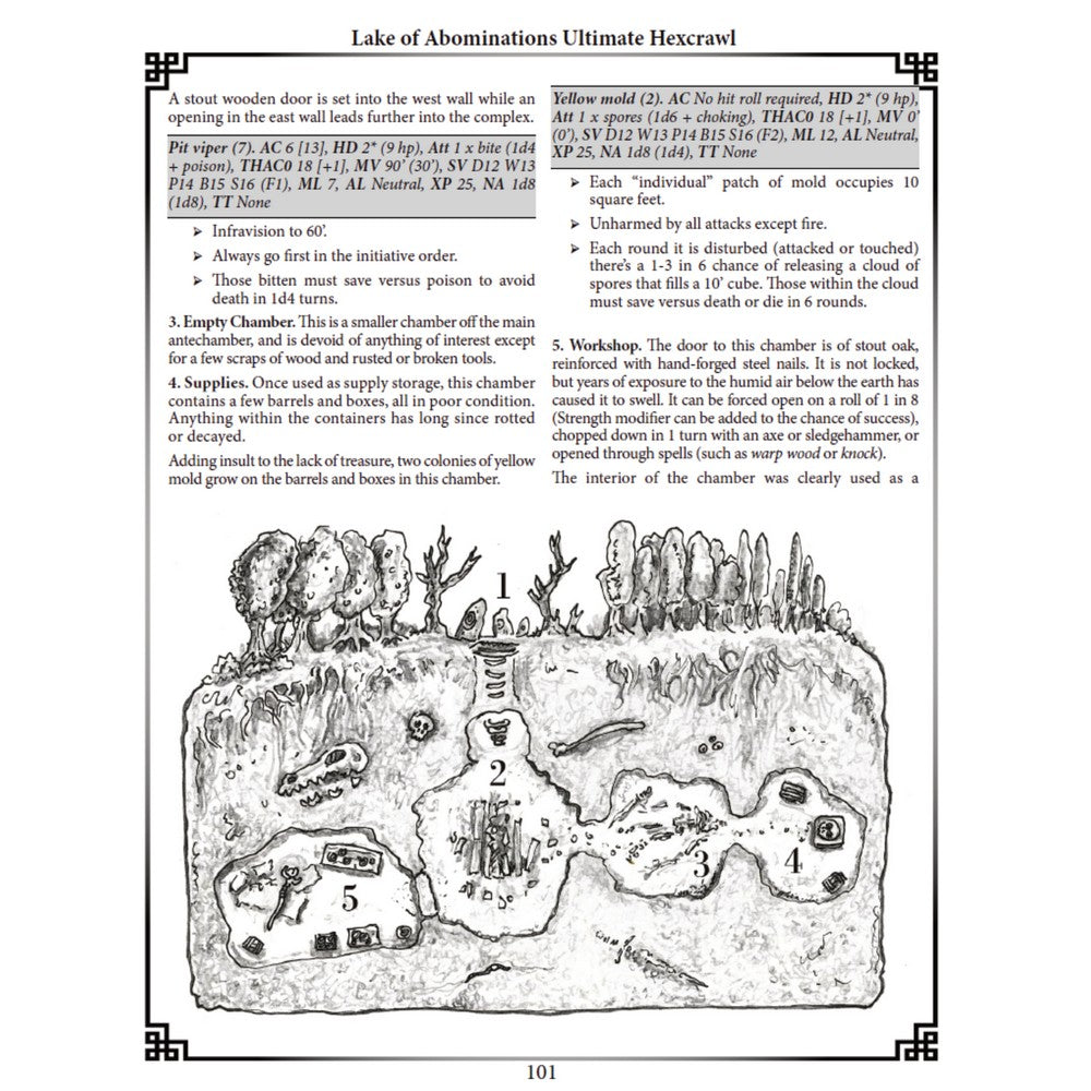 U2 Lake of Abominations Ultimate Hexcrawl