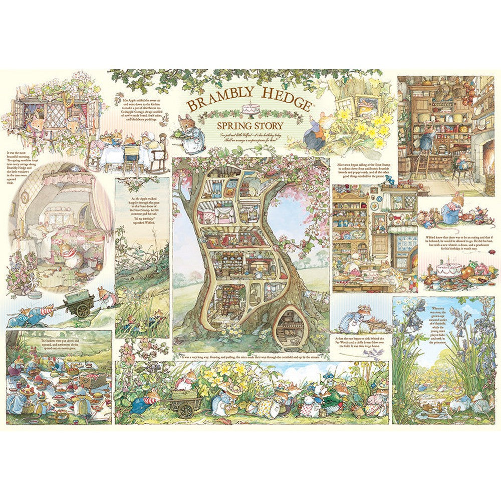 Puzzle - Cobble Hill - Brambly Hedge Spring Story 1000pc