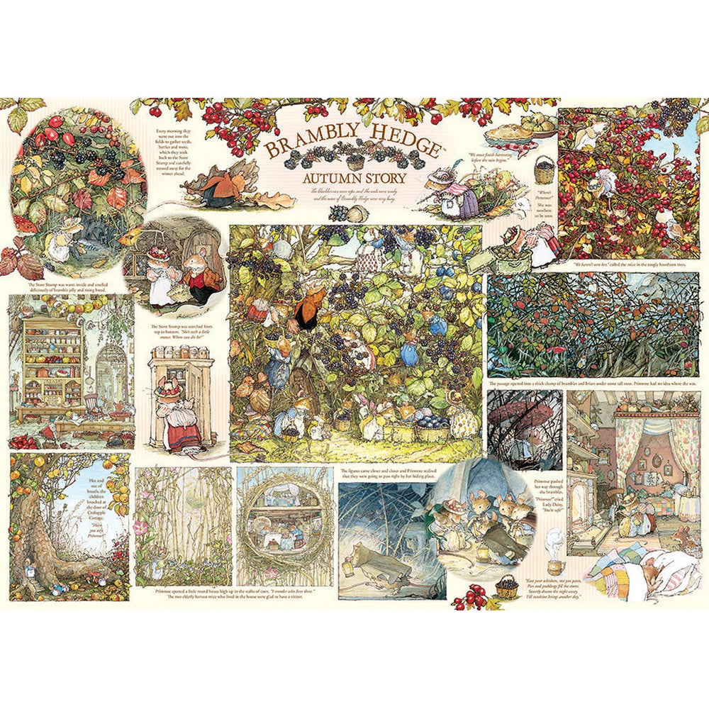 Puzzle - Cobble Hill - Brambly Hedge Autumn Story 1000pc