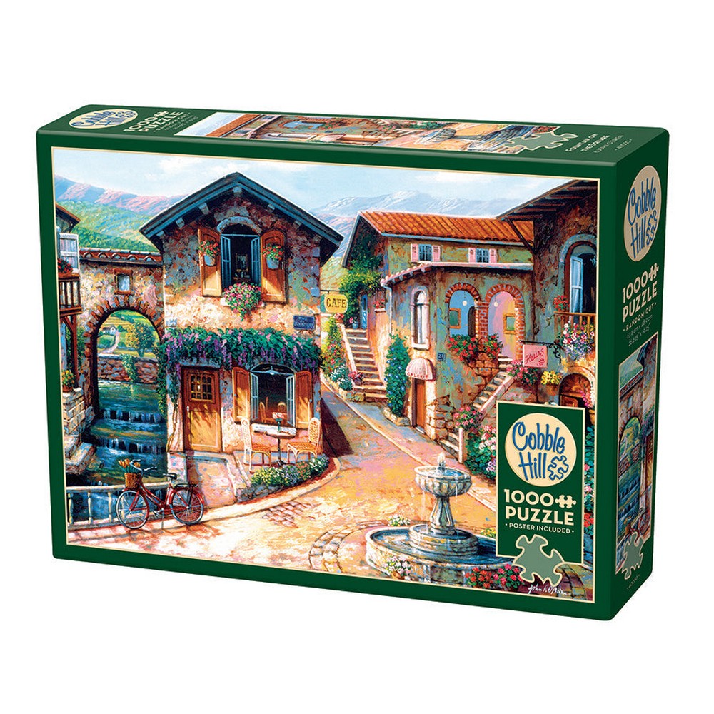 Puzzle - Cobble Hill - Fountain on the Square 1000pc