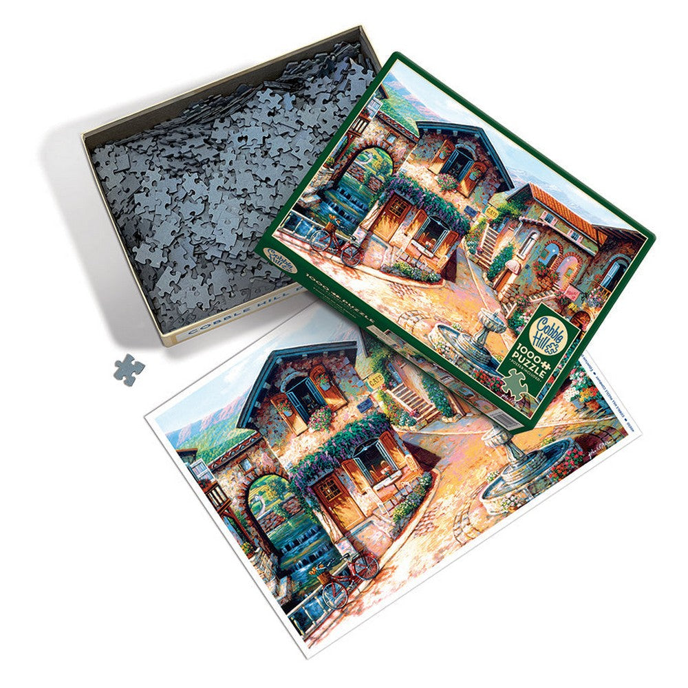 Puzzle - Cobble Hill - Fountain on the Square 1000pc