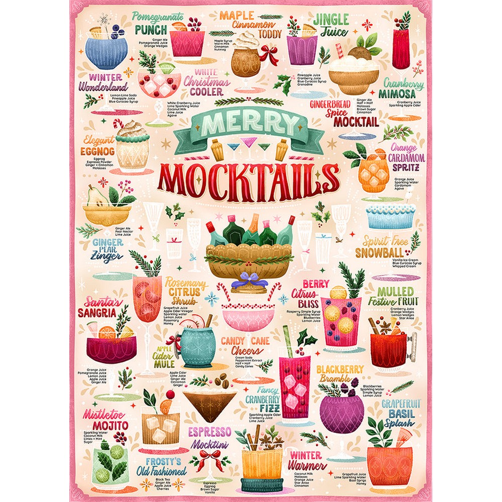 Puzzle - Cobble Hill - Merry Mocktails 1000pc