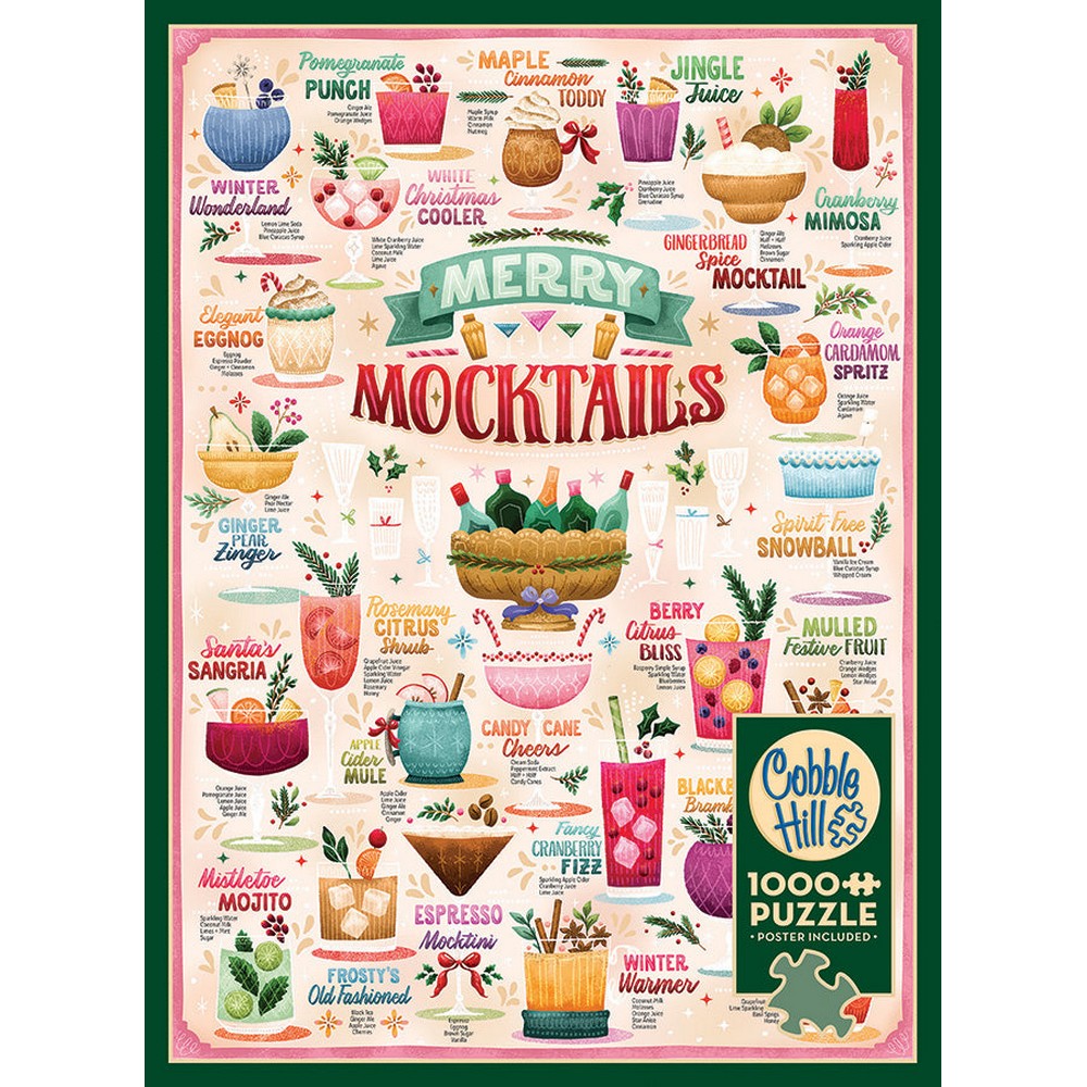 Puzzle - Cobble Hill - Merry Mocktails 1000pc