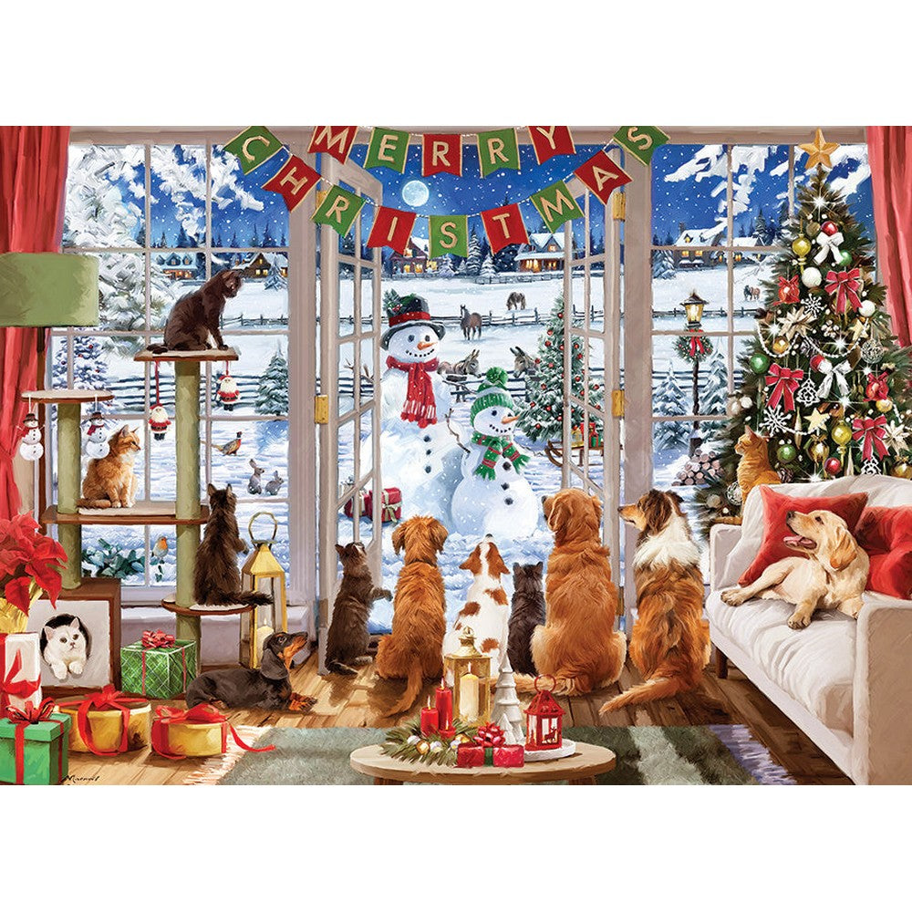 Puzzle - Cobble Hill - Christmas Visitors 1000pc