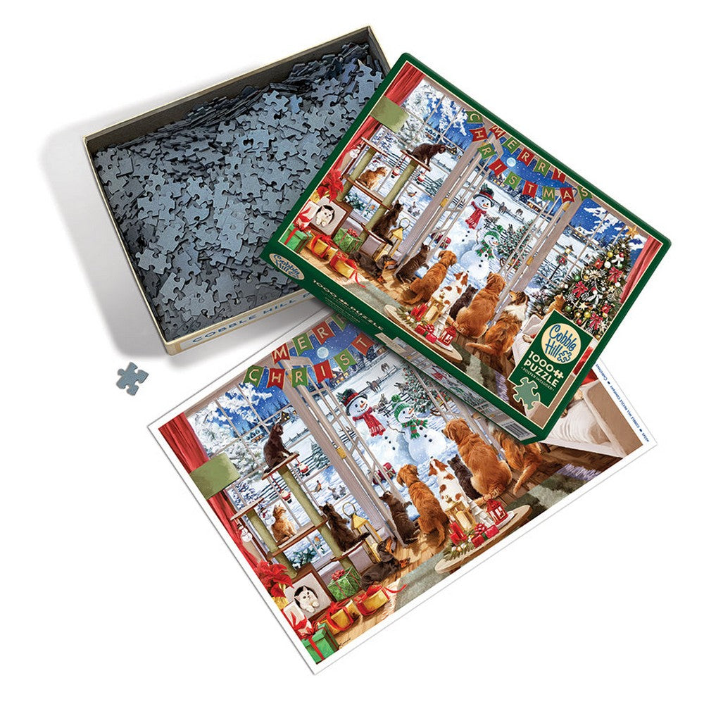 Puzzle - Cobble Hill - Christmas Visitors 1000pc