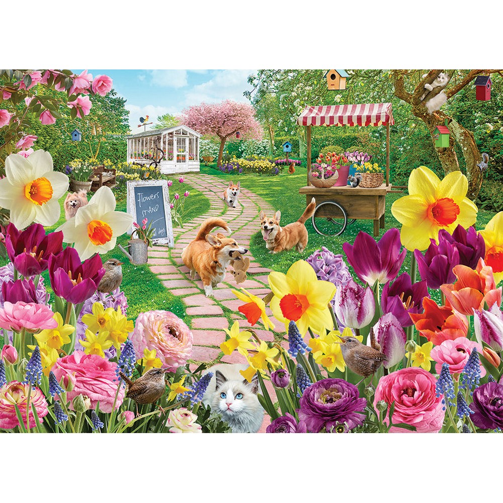 Puzzle - Cobble Hill - Springtime Frolic 1000pc