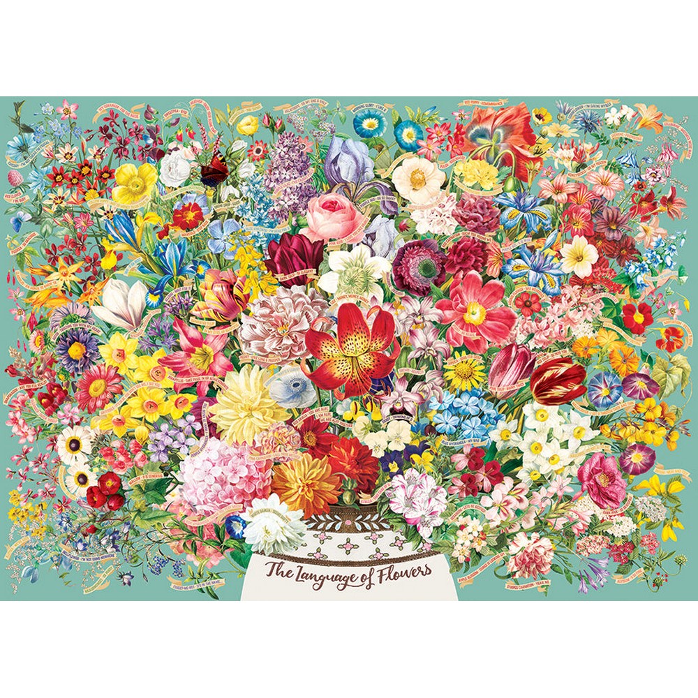 Puzzle - Cobble Hill - The Language of Flowers 1000pc