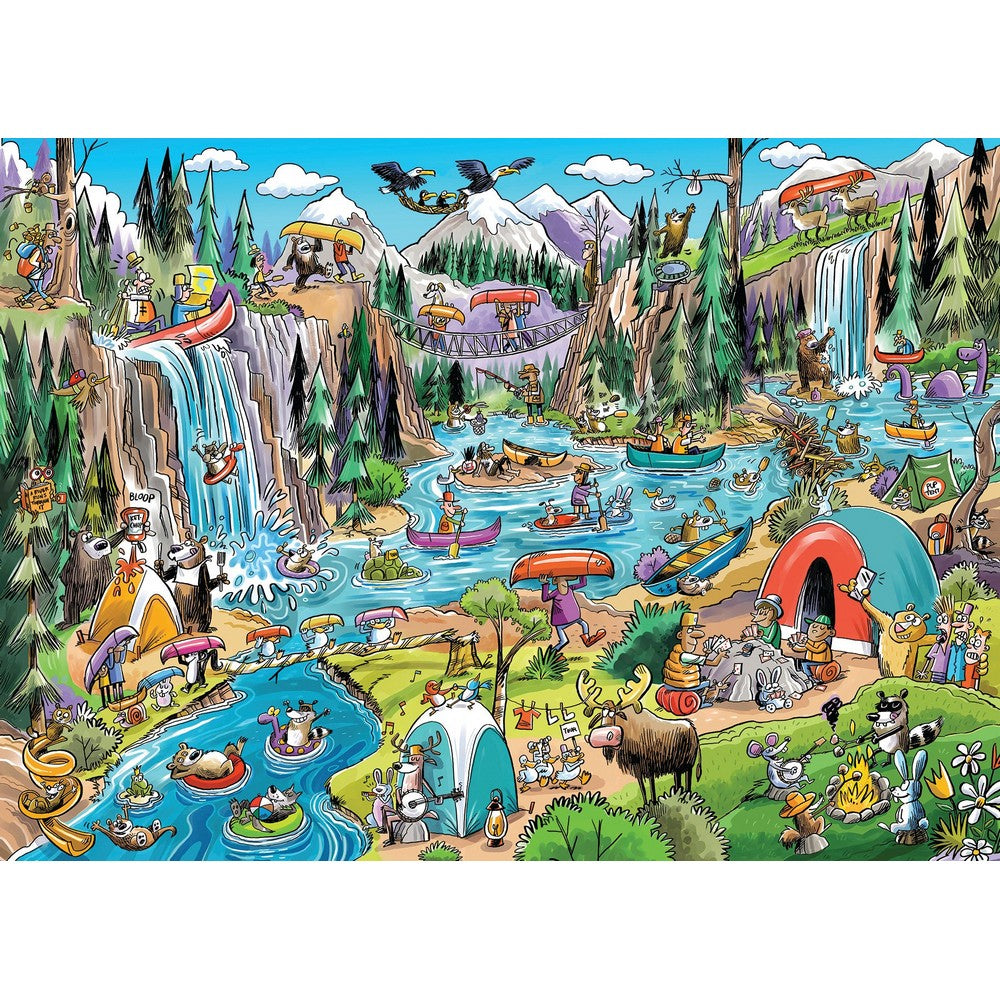 Puzzle - Cobble Hill - DoodleTown: Portage Pandemonium 1000pc