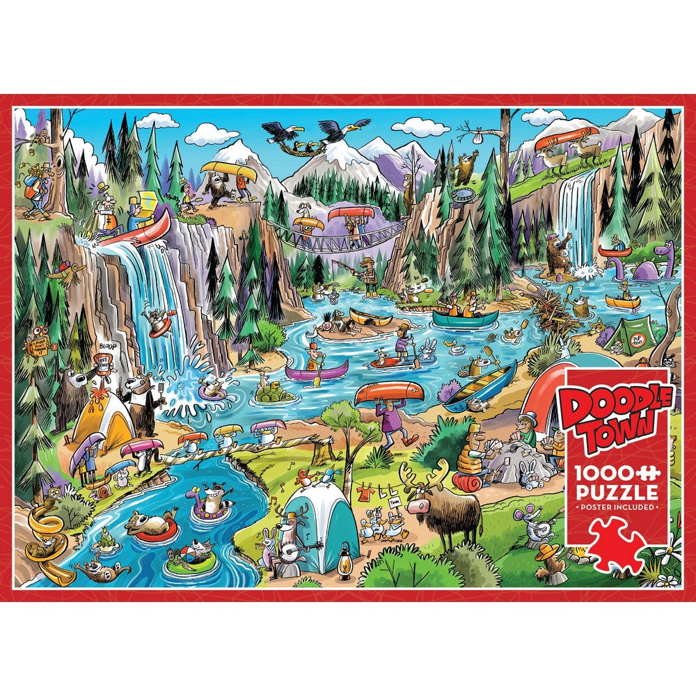 Puzzle - Cobble Hill - DoodleTown: Portage Pandemonium 1000pc