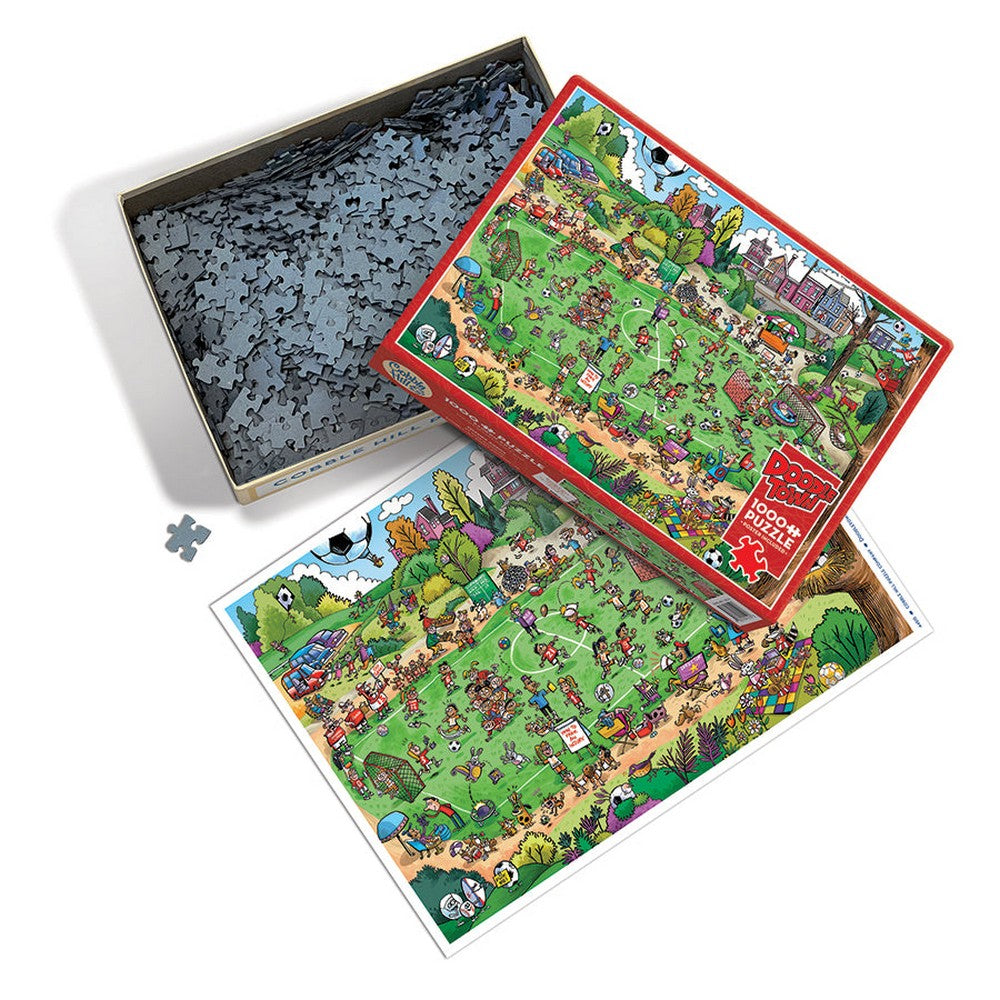 Puzzle - Cobble Hill - DoodleTown: Offside Antics 1000pc