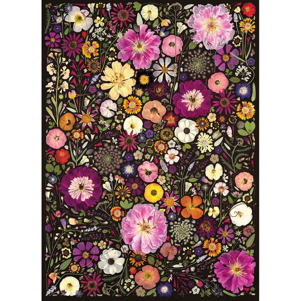 Puzzle - Cobble Hill - Flower Press: Little Hollow & Red Daisy 500pc
