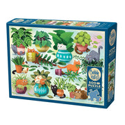 Puzzle - Cobble Hill - Cats vs. Plants 500pc