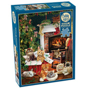 Puzzle - Cobble Hill - Christmas Kittens 500pc