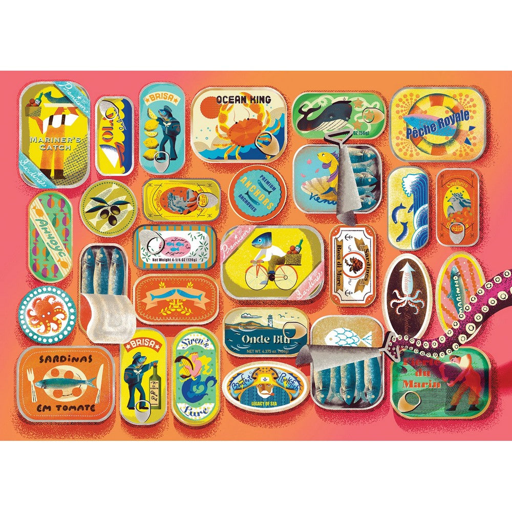 Puzzle - Cobble Hill - Sardines and Friends 500pc