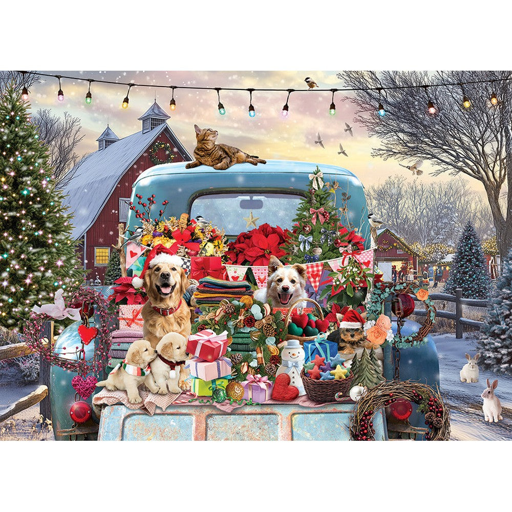 Puzzle - Cobble Hill - Country Truck in Winter 500pc