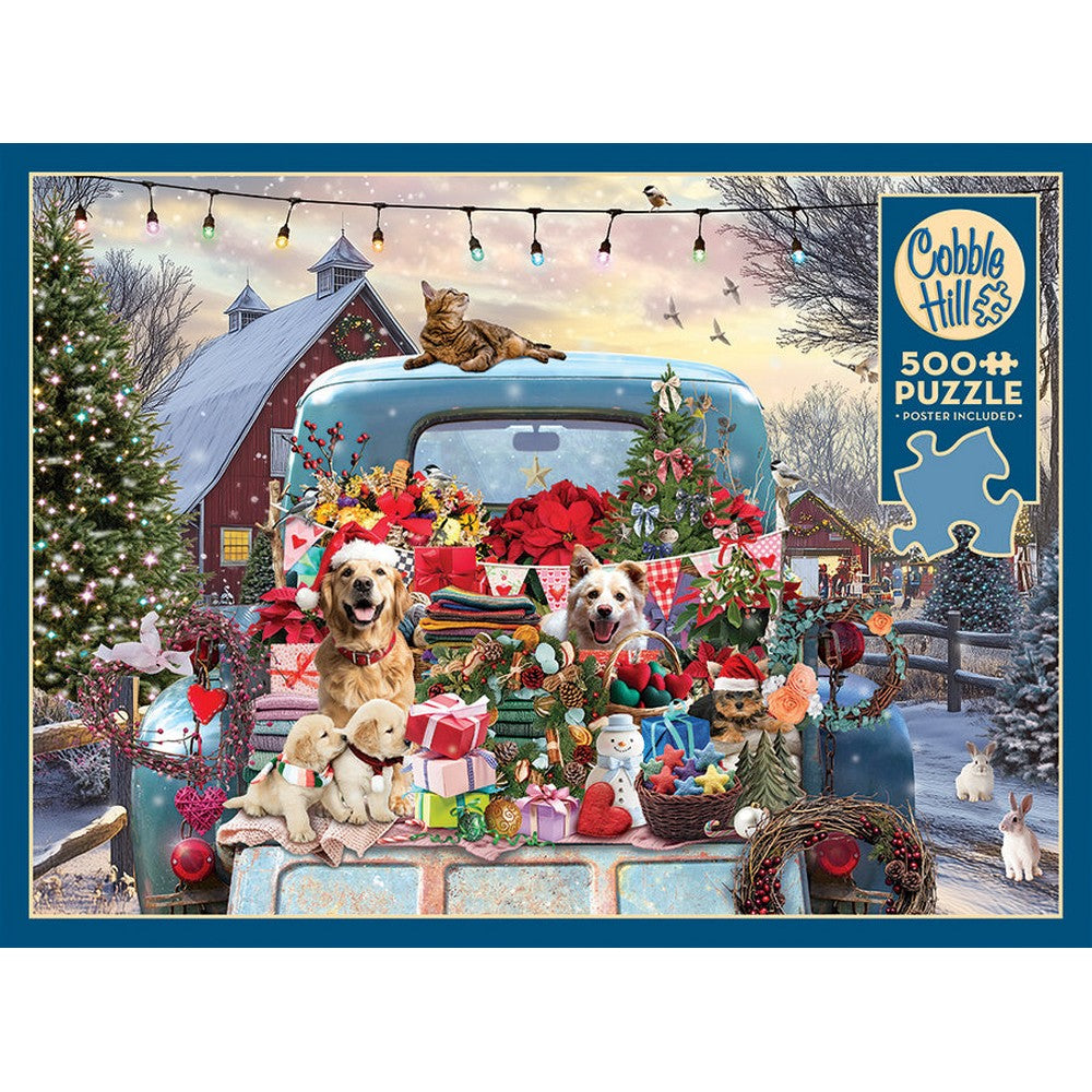Puzzle - Cobble Hill - Country Truck in Winter 500pc