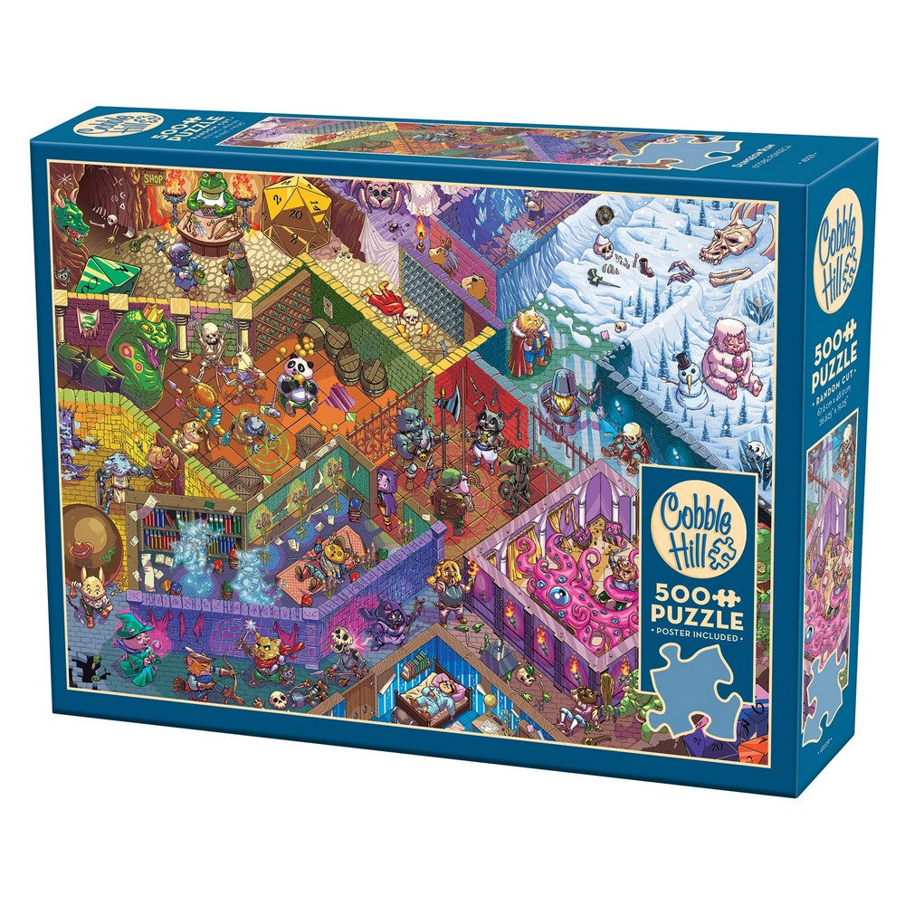 Puzzle - Cobble Hill - D20 Dragons 500pc