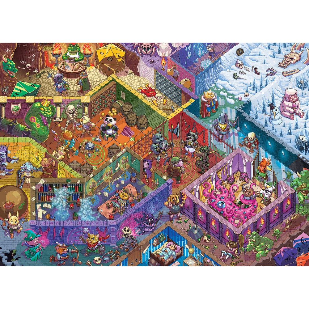Puzzle - Cobble Hill - D20 Dragons 500pc